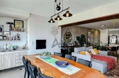 ** emotion moóca - excelente apartamento em andar alto c/ ampla varanda gourmet c/ churrasqueira **
