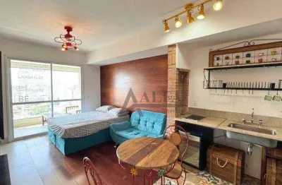 ** red tatuapé - oportunidade - lindo studio ensolarado em andar alto c/ vista deslumbrante - 1 vaga **