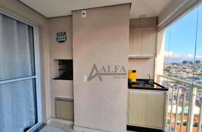 ** fantastique - lindo apartamento em andar alto c/ ampla varanda gourmet c/ churrasqueira **