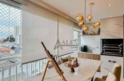 ** paysage moóca - maravilhoso apartamento c/ ampla varanda gourmet c/ churrasqueira **