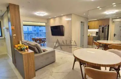 ** linea home resort - i m p e r d í v e l - cinematográfico apartamento em andar altíssimo c/ ampla varanda gourmet c/ churrasqueira **