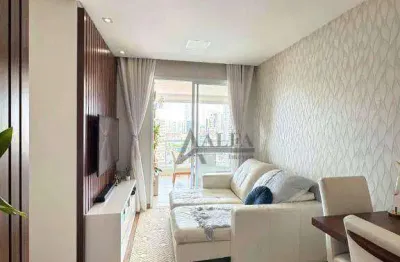 ** bio tatuapé - lindo apartamento em andar alto c/ ampla varanda gourmet **