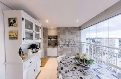 ** estilo tatuapé - o p o r t u n i d a d e - maravilhoso apartamento em andar alto c/ ampla varanda gourmet c/ churrasqueira **