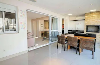 ** plaza mayor - oportunidade - maravilhoso apto. c/ ampla varanda gourmet c/ churrasqueira integrada as salas e cozinha - 3 vagas + depósito **