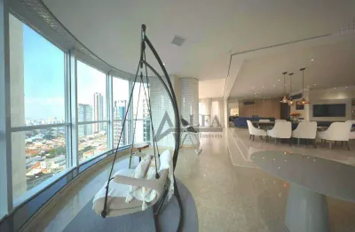 ** Bauhaus - OPORTUNIDADE - Maravilhoso apto. em andar alto c/ excepcional e ampla varanda gourmet c/ churrasqueira - 5 Vagas + Depósito **