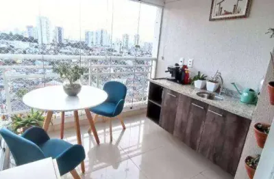 ** totalitá - maravilhoso apto. em andar alto c/ varanda gourmet - 2 vagas **