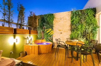 Cobertura à venda em campinas, cambuí, com 2 quartos, com 108 m², barcelona- cambuí