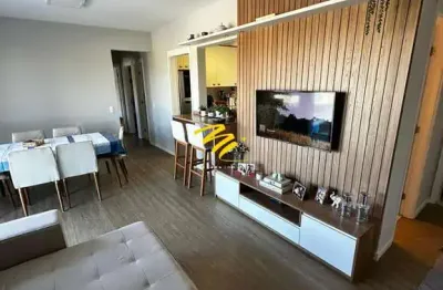 Apartamento à venda em paulínia, jardim américa, com 3 suítes, com 90.36 m²