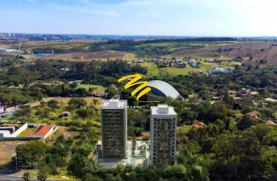 Apartamento à venda em campinas, chácara bela vista, com 2 suítes, com 69.43 m², garden sousas