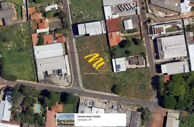 Terreno à venda em campinas, parque rural fazenda santa cândida, com 4320 m²