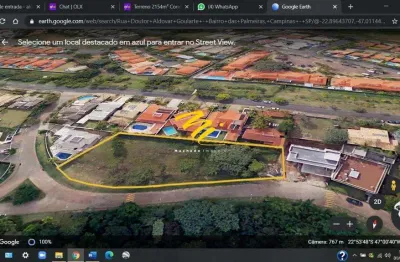 Terreno à venda em campinas, bairro das palmeiras, com 2154 m²