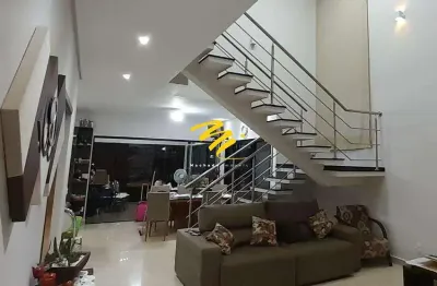 Casa à venda em paulínia, parque brasil 500, com 4 suítes, com 190 m², terras do cancioneiro