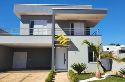 Sobrado à venda em paulínia, parque brasil 500, com 4 quartos, com 250 m², residencial royal garden