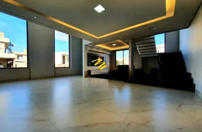 Casa à venda em paulínia, parque brasil 500, com 4 suítes, com 270 m², residencial club portinari