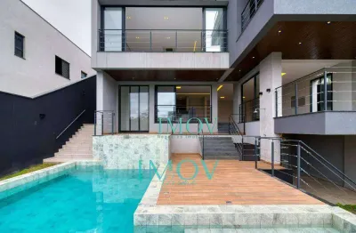 Sobrado com 5 dormitórios à venda, 595 m² por r$ 5.300.000,00 - condomínio residencial alphaville - são josé dos campos/sp