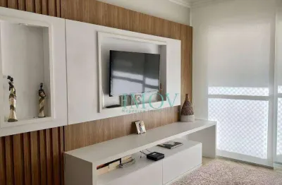 Apartamento com 3 dormitórios para alugar, 103 m² por r$ 7.086,38/mês - jardim aquarius - são josé dos campos/sp
