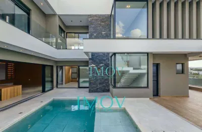 Sobrado com 4 dormitórios, 444 m² - venda por r$ 4.800.000,00 ou aluguel por r$ 22.500,00/mês - condomínio residencial alphaville ii - são josé dos campos/sp