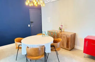 Apartamento com 2 dormitórios para alugar, 74 m² por r$ 6.130,00/mês - jardim aquarius - são josé dos campos/sp