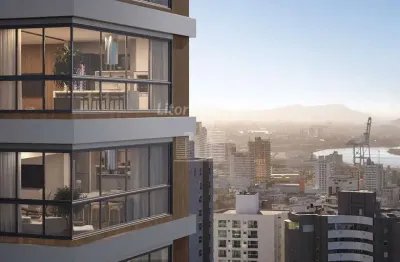 Apartamento a venda de frente para beira rio - itajaí