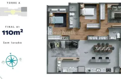 Apartamento com 3 quartos à venda na Rua Luci Canziani, Balneário Santa Clara, Itajaí