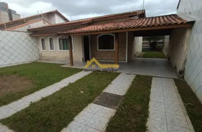 Linda casa no bairro jardim britânia lado praia lote inteiro com piscina escritura definitiva  aceita financiamento bancário
