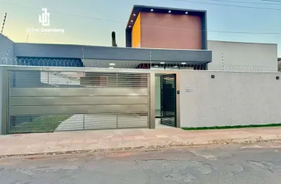 Casa para venda em campo grande, vila rica, 3 dormitórios, 1 suíte, 3 banheiros