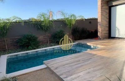 Casa com 3 dormitórios com uma suite à venda, 123 m² por r$ 2.400.000 - condomínio arara azul - ribeirão preto/sp