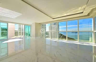 Cobertura plana com linda vista mar, barra norte, balneário camboriú - sc