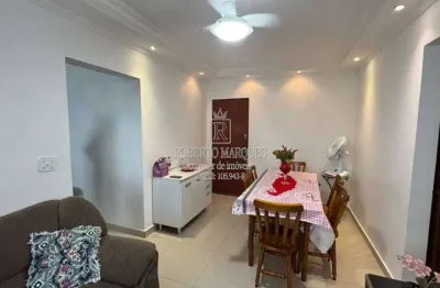 Ótimo apartamento MOBILIADO na Guilhermina próximo da praia, 2 dormitórioS, sala ampla, cozinha planejada, área de serviço, WC social e 1 vaga de garagem. 61 m² de área útil e 150 metros de distância 