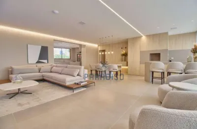Apartamento com 4 dormitórios à venda, 239 m² por r$ 4.990.000 - água verde - curitiba/pr