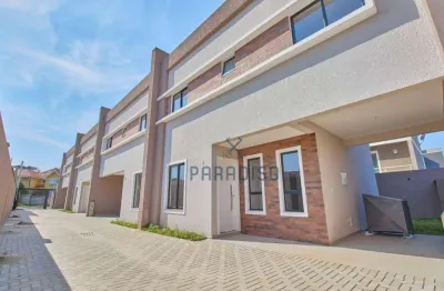 Sobrado com 3 dormitórios à venda, 120 m² por r$ 690.000 - santa felicidade - curitiba/pr