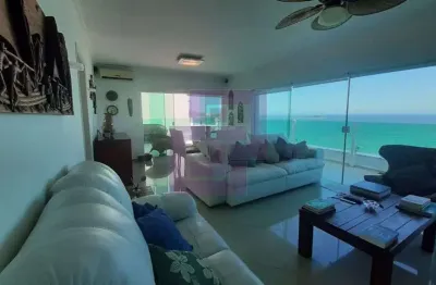 Cobertura penthouse com piscina e churrasqueira , com linda vista para o mar!!!