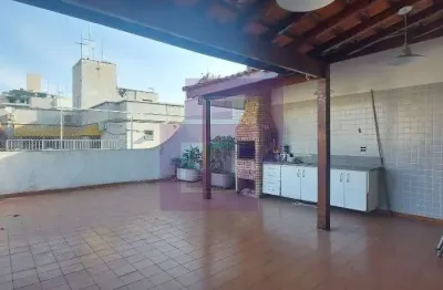 Cobertura com 2 quartos à venda no jardim las palmas, guarujá , 227 m2 por r$ 550.000