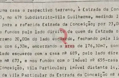 Terreno à venda na Avenida Conceição, Vila Guilherme, São Paulo