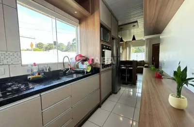 Casa em condomínio fechado com 3 quartos à venda na rua sandro pereira da silva, 318, vila franca, piraquara, 62 m2 por r$ 350.000