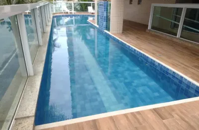 Vila caiçara, lindo apto 3 dorms, 2 suites, lazer, 100 mts do mar