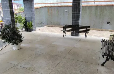 Vila caiçara, apto 2 dorms, 2 banheiros, excelente localização
