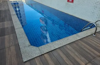 Vila caiçara, lindo apto 1 dorm, suite, sacada gourmet, lazer completo