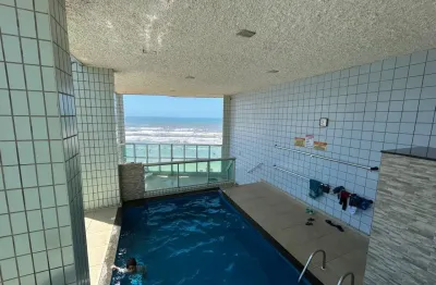 Apto 1 dorm vila caiçara com piscina coberta, sauna e salão de jogos