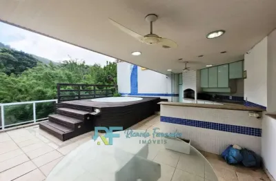 Cobertura duplex no humaitá - 4 quartos, 2 suítes, 3 vagas
