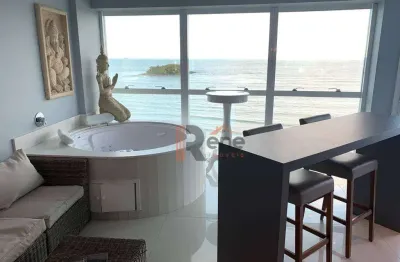 Apartamento beira mar 3 quartos, mobiliado, balneário camboriú sc