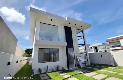 Casa em condomínio fechado com 4 quartos à venda na Rua Sucupió, 56, Abrantes, Camaçari