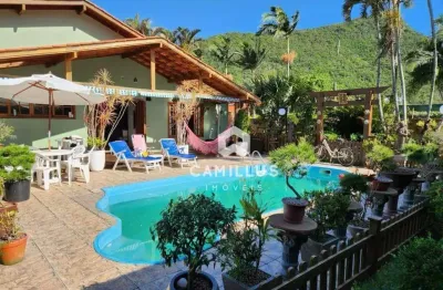 Casa financiável com 4 dormitórios à venda, 250 m² por r$ 2.100.000 - armação do pântano do sul - florianópolis/sc