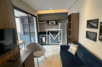 Apartamento com 1 dormitório para alugar, 33 m² por R$ 6.016,67/mês - Pinheiros - São Paulo/SP