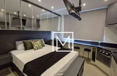 Studio com 1 dormitório para alugar, 27 m² por R$ 3.325,00/mês - Moema - São Paulo/SP