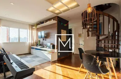 Cobertura com 3 dormitórios à venda, 107 m² por R$ 720.000,00 - Vila Gumercindo - São Paulo/SP