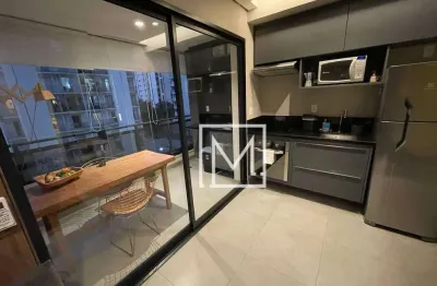 Apartamento com 1 dormitório para alugar, 33 m² por R$ 5.837,42/mês - Pinheiros - São Paulo/SP