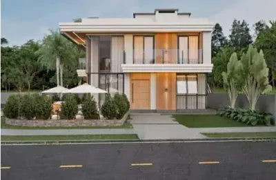 Casa em condomínio fechado com 5 quartos à venda na Rua João Bernadino da Rosa, 1, Pedra Branca, Palhoça por R$ 5.620.000