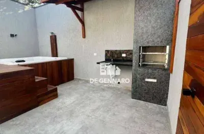 Linda casa com 2 dormitórios à venda, 90 m² por r$ 780.000 - canto do forte - praia grande/sp