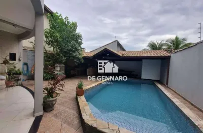 Casa com 4 dormitórios à venda, 199 m² por r$ 2.200.000,00 - canto do forte - praia grande/sp